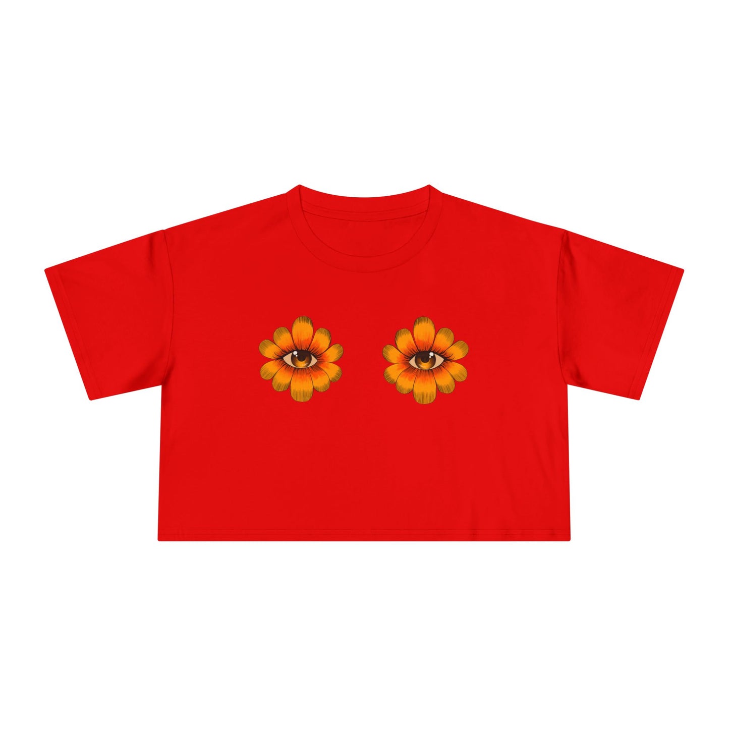 Eye See Crop Tee