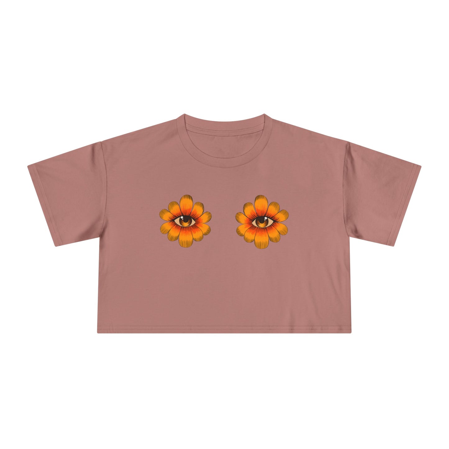 Eye See Crop Tee