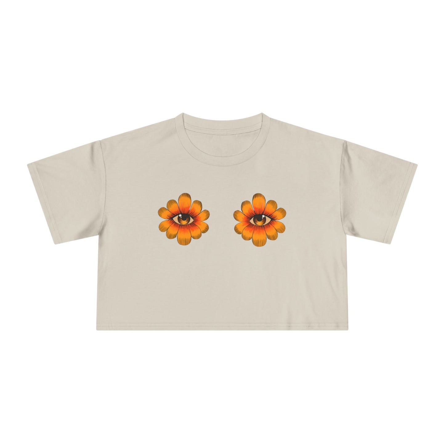 Eye See Crop Tee