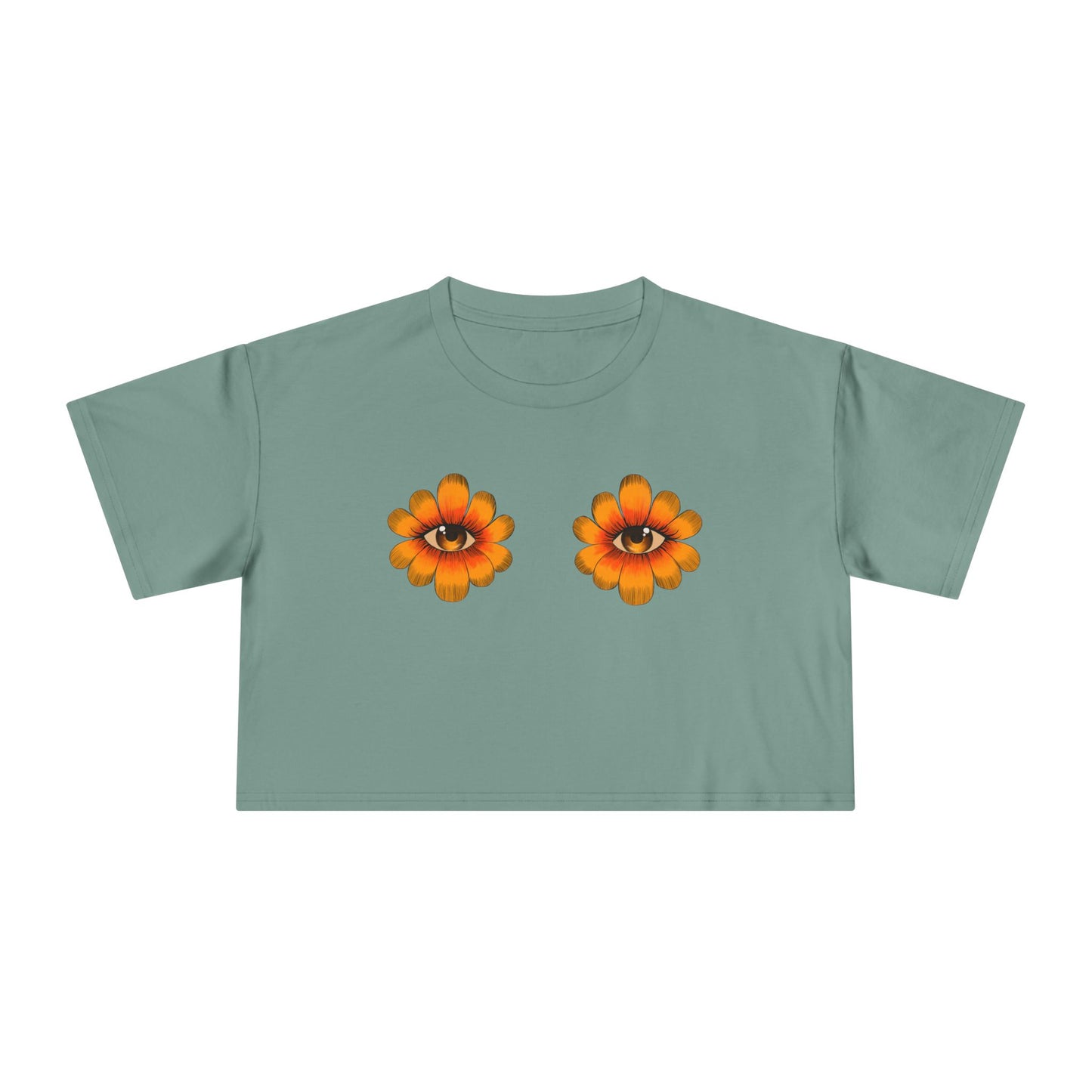 Eye See Crop Tee