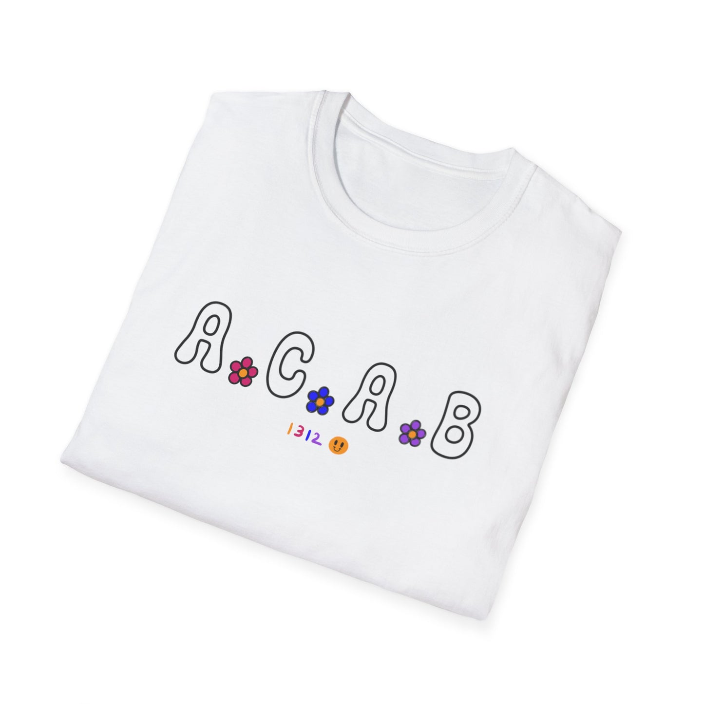 A.C.A.B flower T shirt