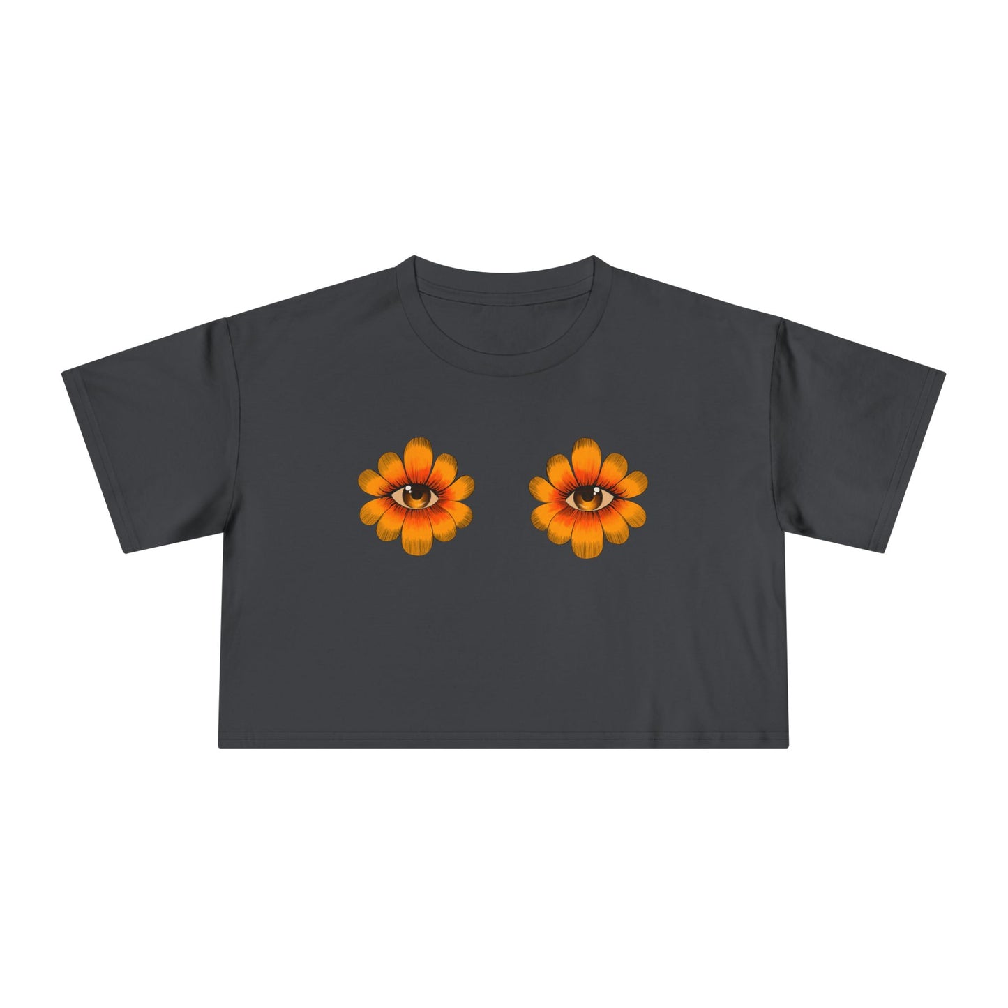 Eye See Crop Tee