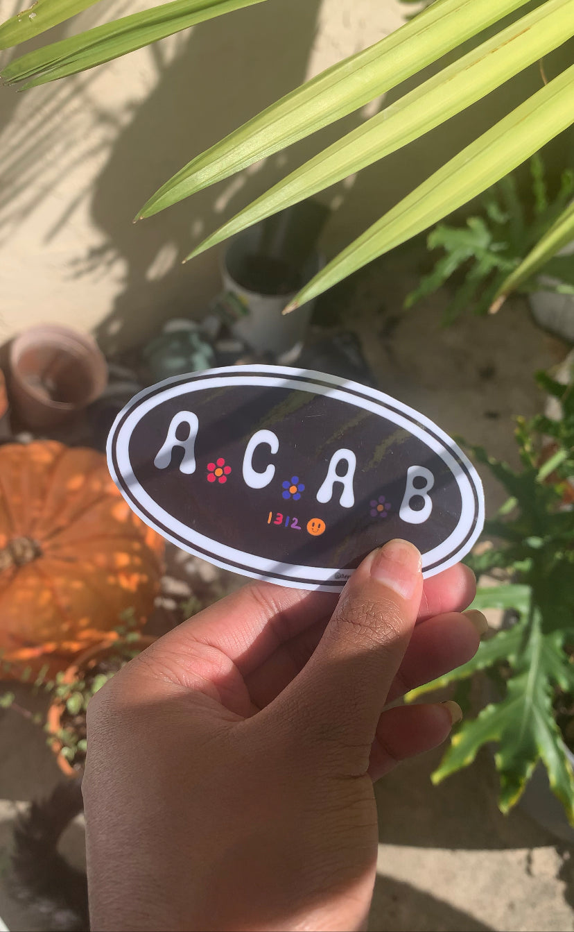 A.C.A.B sticker