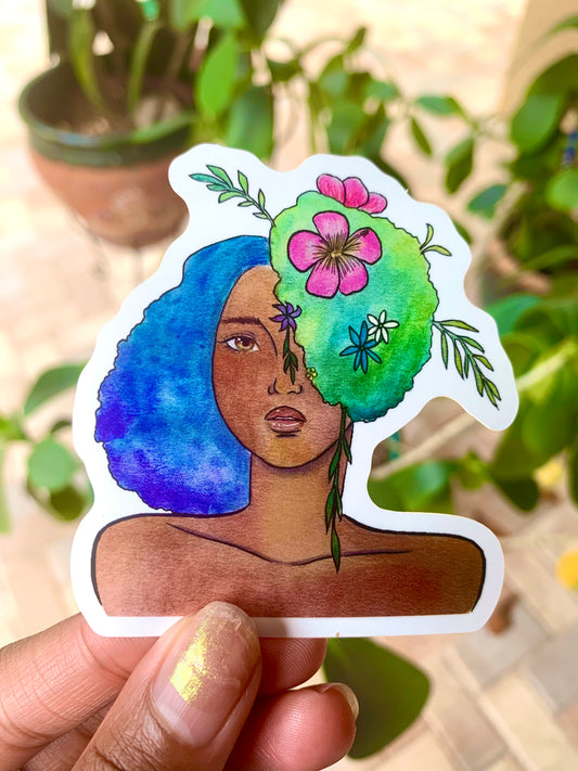 Flower Girl Sticker