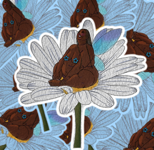 Daisy Fairy Sticker